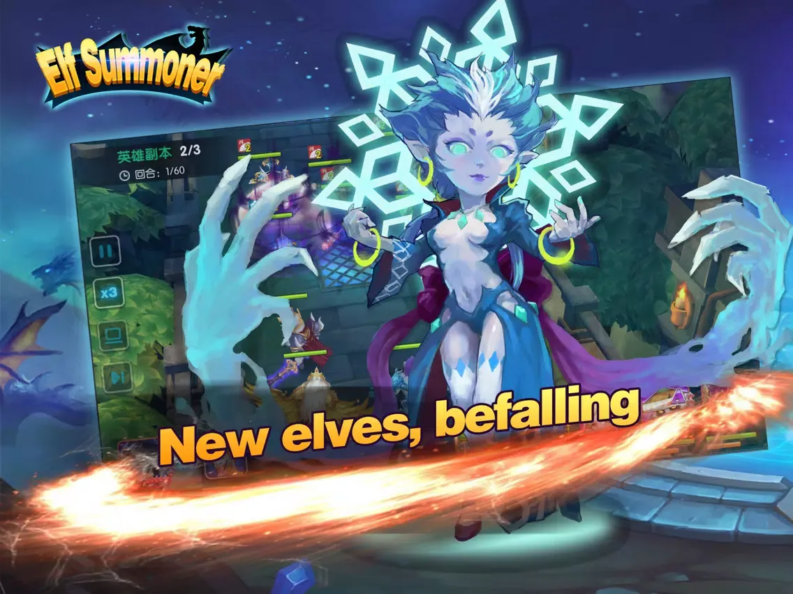 Elf summoner: battle of glory iPad 应用截图