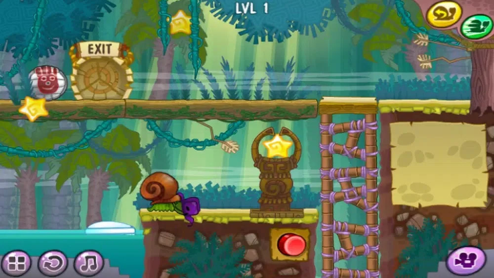 Ảnh chụp màn hình của Snail Bob 8 Island Story.