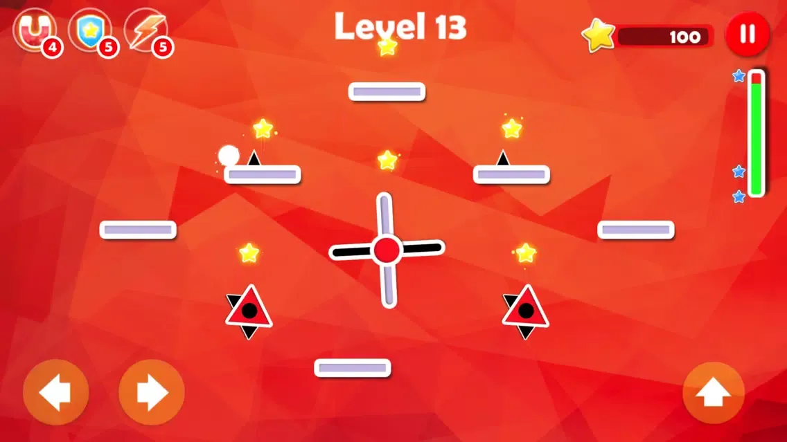 Capturas de tela do Bouncy World