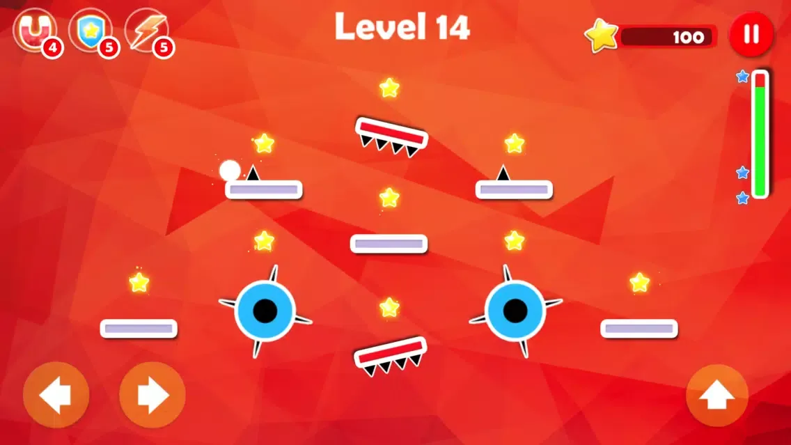 Capturas de tela do Bouncy World