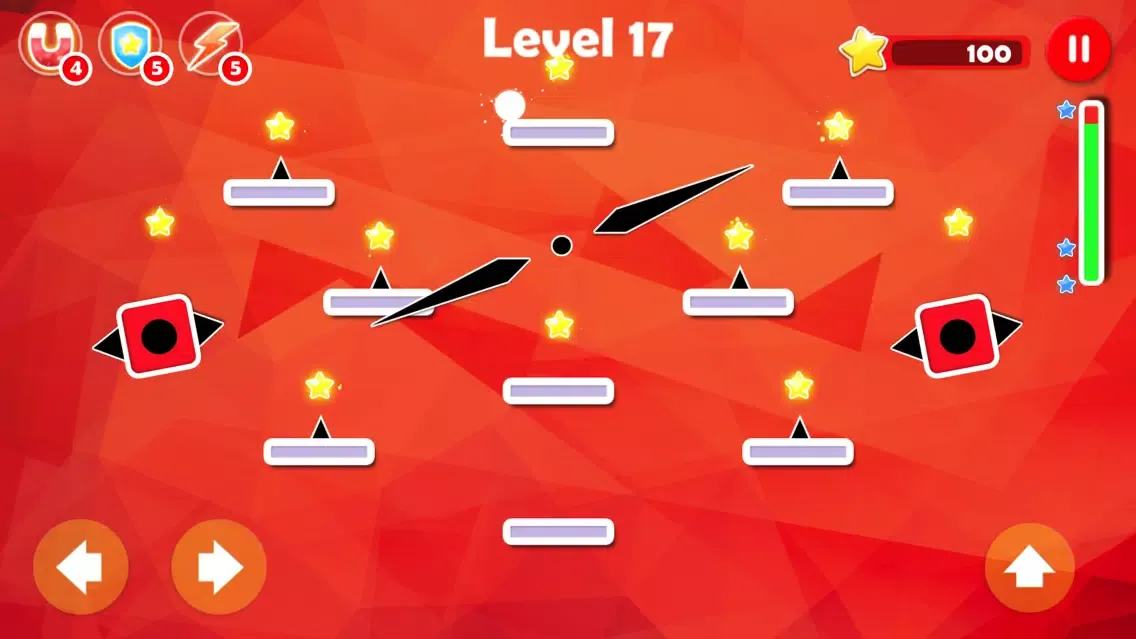 Capturas de tela do Bouncy World