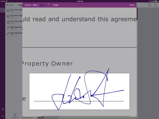 xyzmo Signature Capture iPad  Screenshots