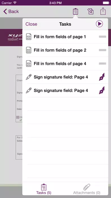xyzmo Signature Capture Screenshots