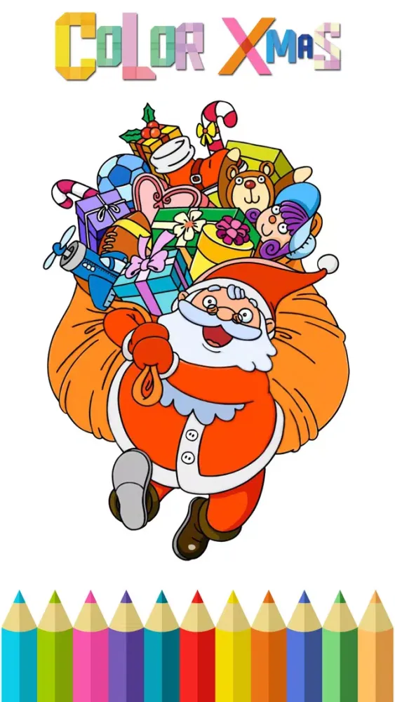 Coloring Christmas - Drawing Me Prime Recolor Book Now应用截图