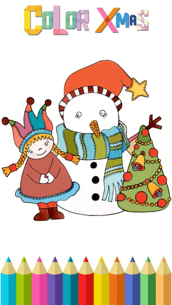 Coloring Christmas - Drawing Me Prime Recolor Book Now应用截图