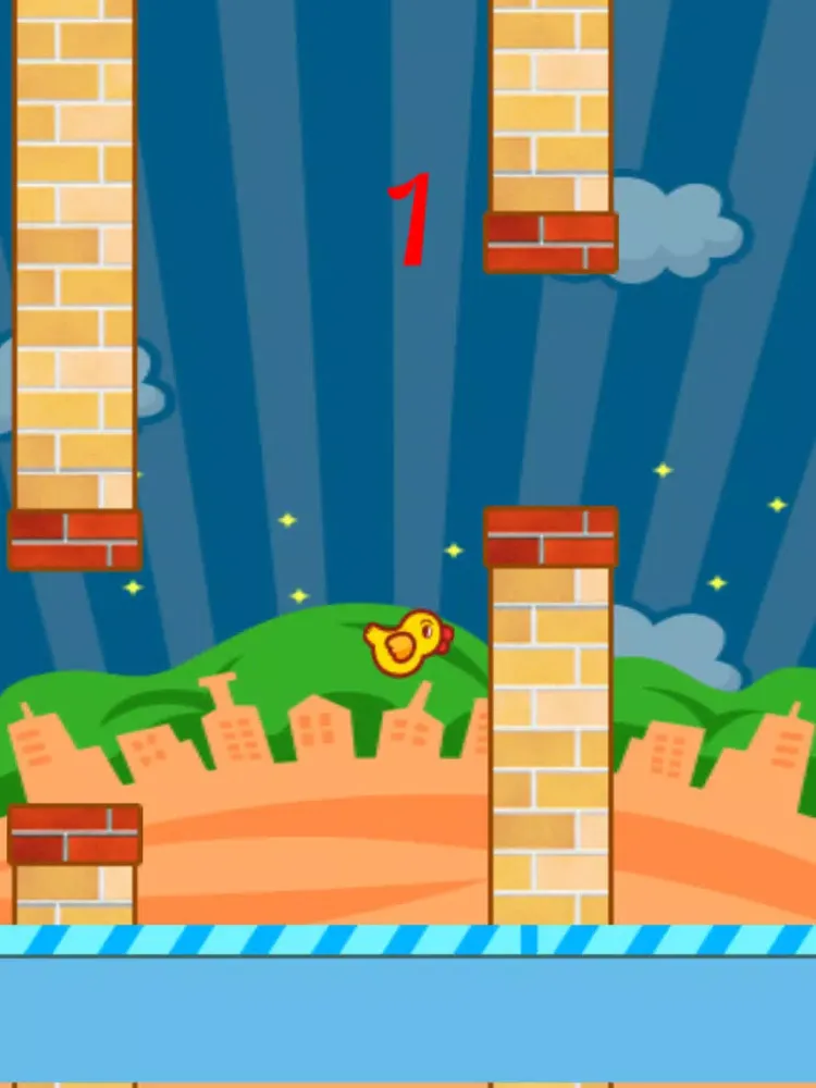 Tangkapan layar Jump To Fly - Save These Crazy Bird Target iPad 