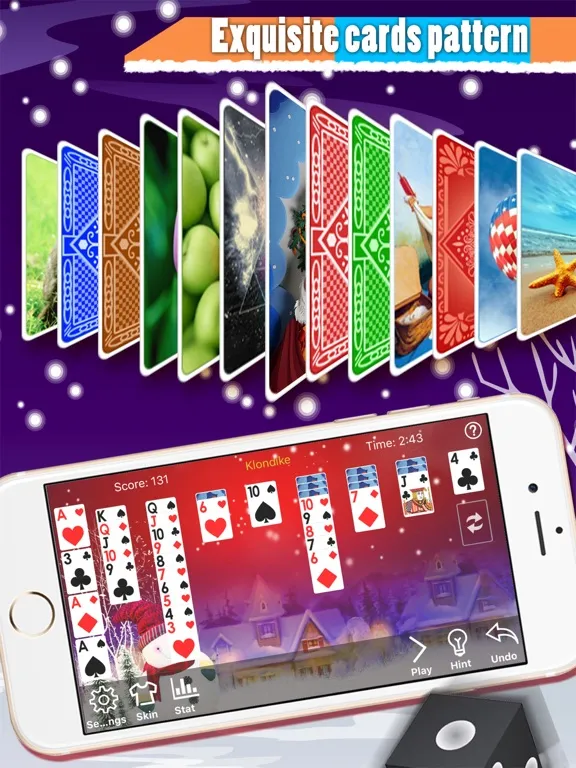 Klondike Solitaires :Christmas iPad  Screenshots