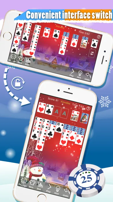 Klondike Solitaires :Christmas Screenshots