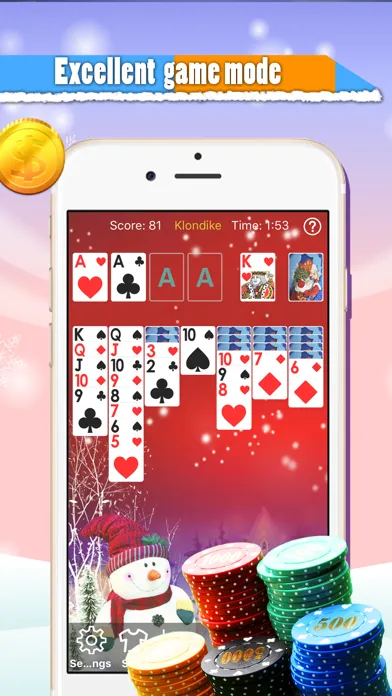 Klondike Solitaires :Christmas Screenshots