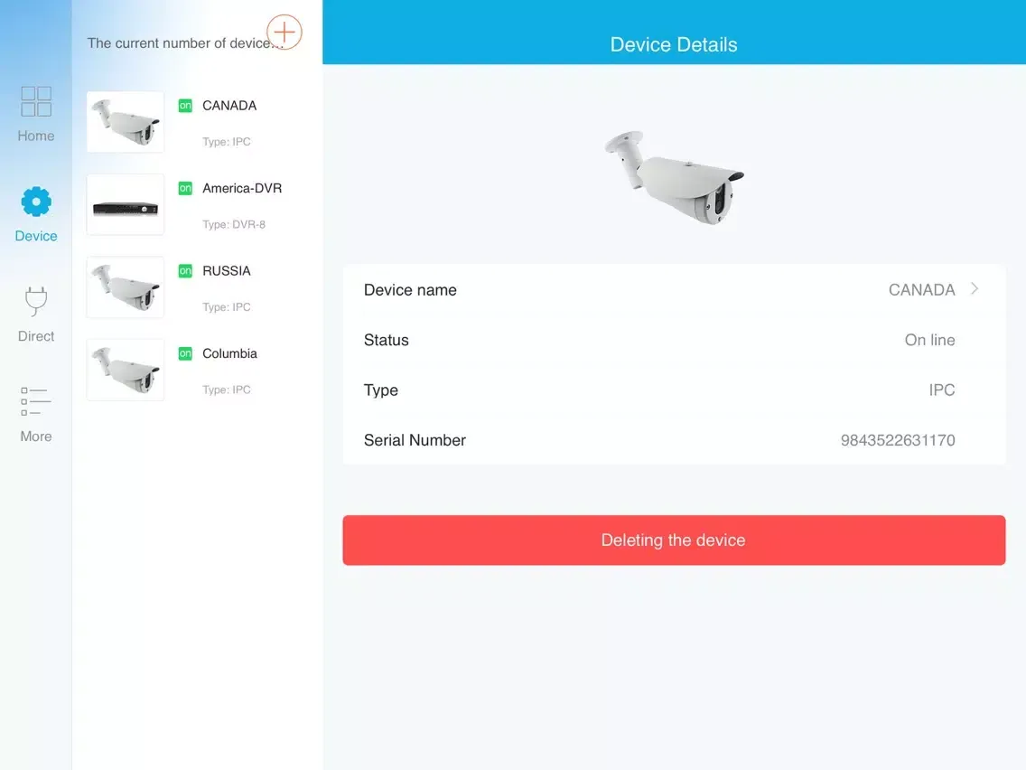 BudCam mobile iPad  Screenshots