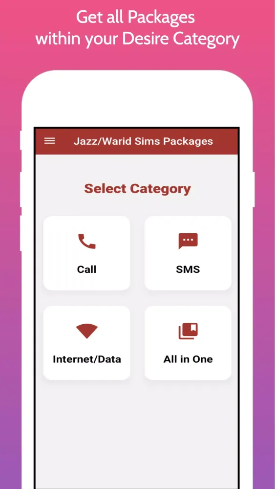 Jazz/Warid All Packages 2024应用截图