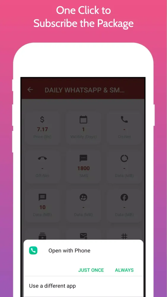 Jazz/Warid All Packages 2024应用截图