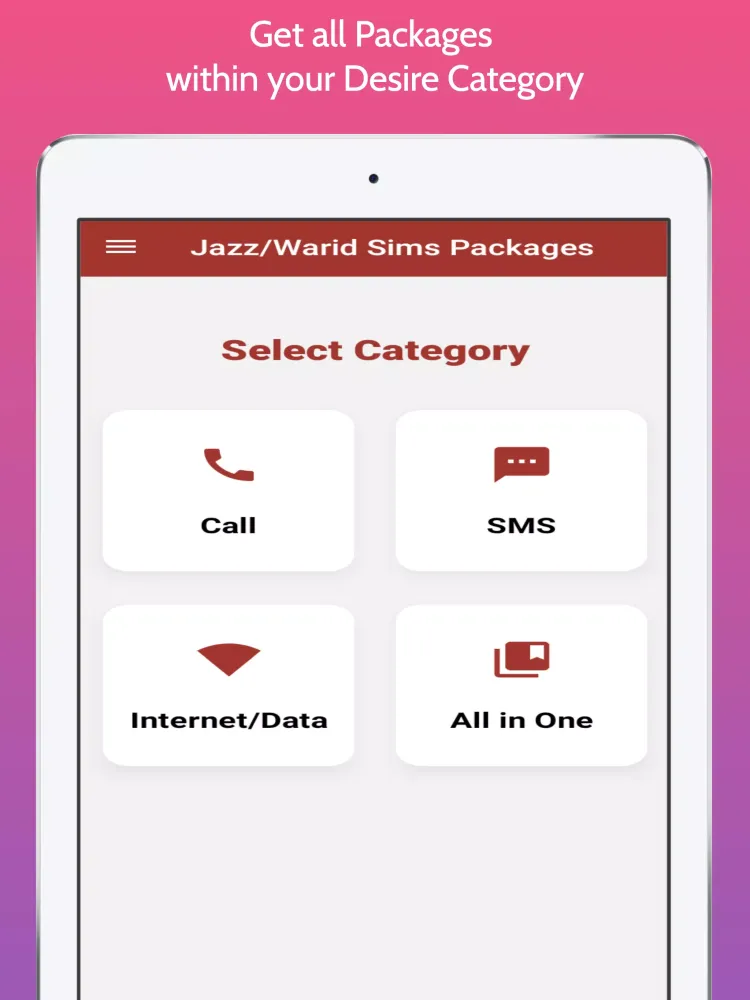 Jazz/Warid All Packages 2024应用截图