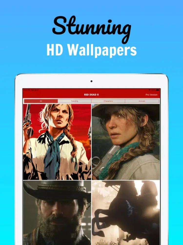 Capturas de pantalla de Wallpapers For Red Dead Red 2 iPad 