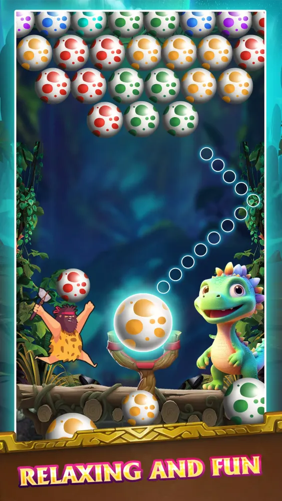 Tangkapan layar Egg shoot-Dinosaur egg shooter
