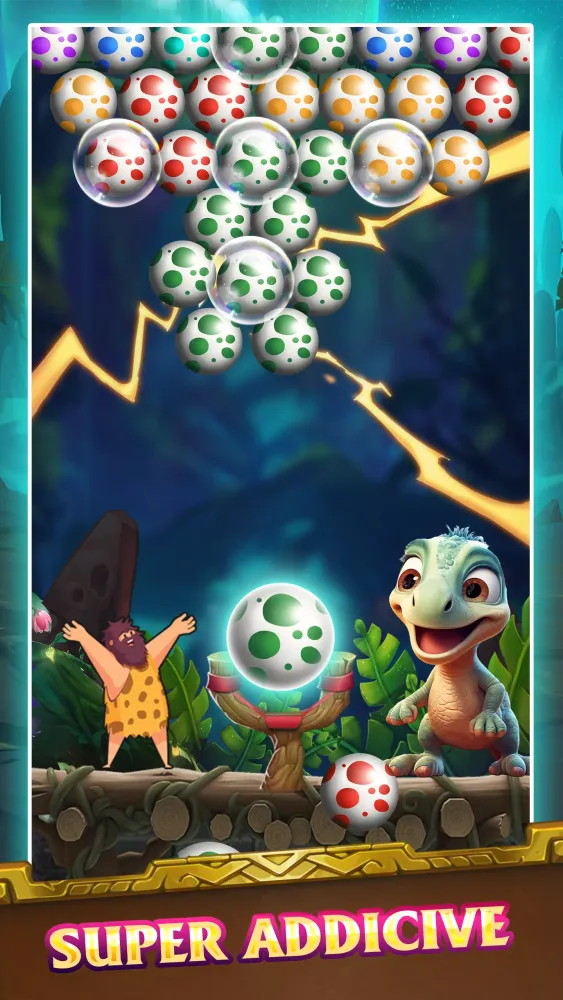 Tangkapan layar Egg shoot-Dinosaur egg shooter