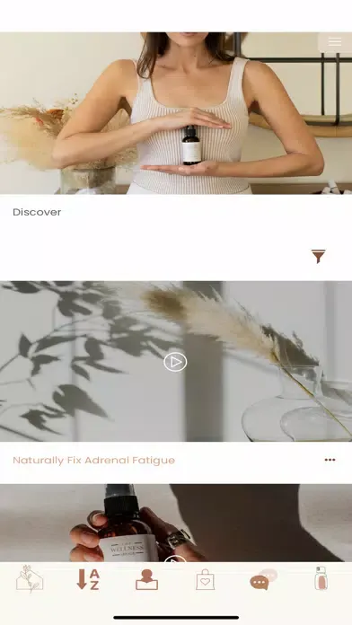 Captures d'écran de The Wellness Abode App