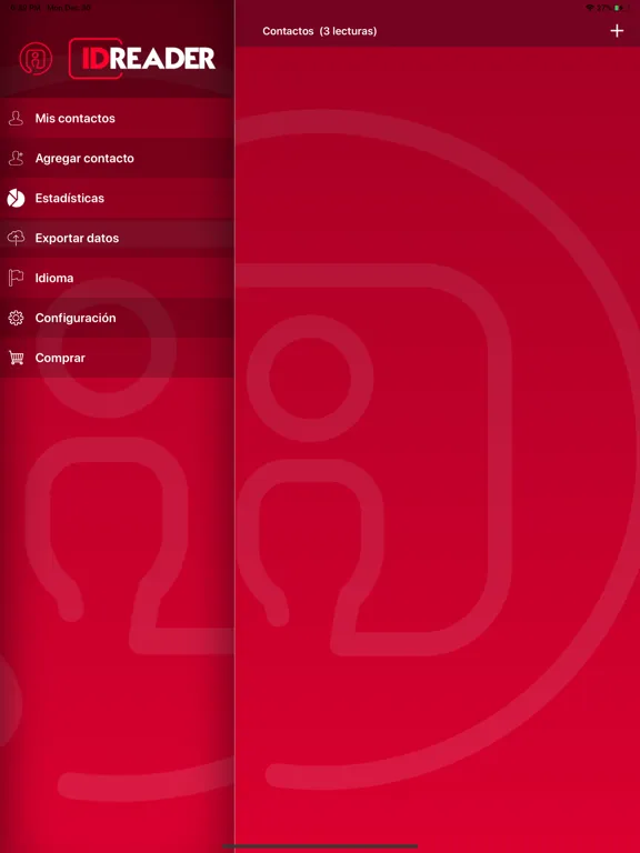 Capturas de pantalla de ID Reader iPad 