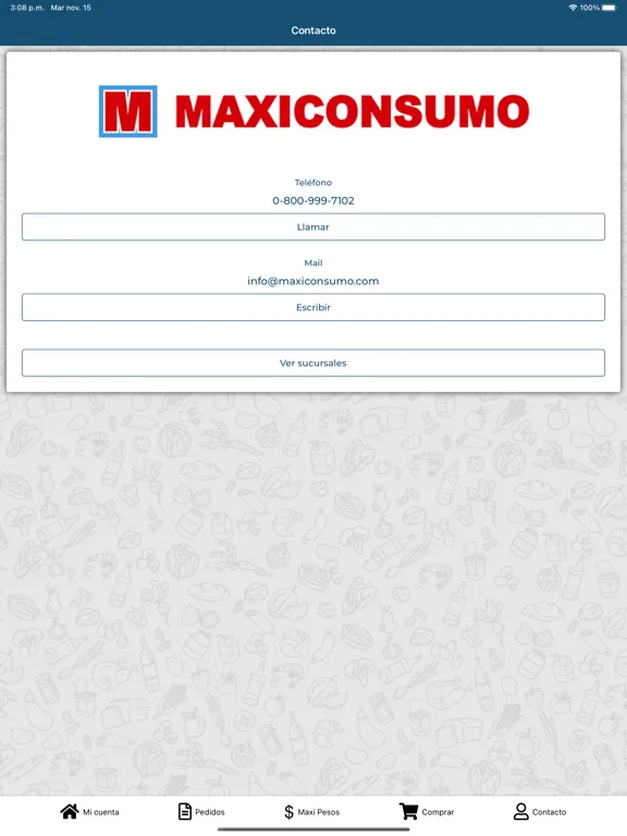 Maxiconsumo iPad 應用截圖