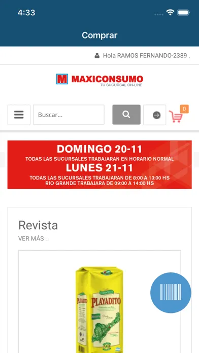Maxiconsumo應用截圖