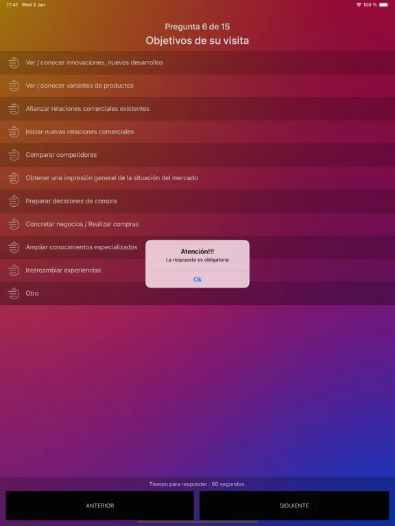 Fast Survey iPad  سکرین شاٹس