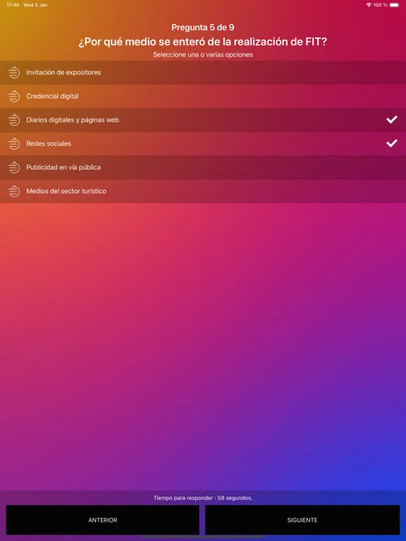 Fast Survey iPad  سکرین شاٹس