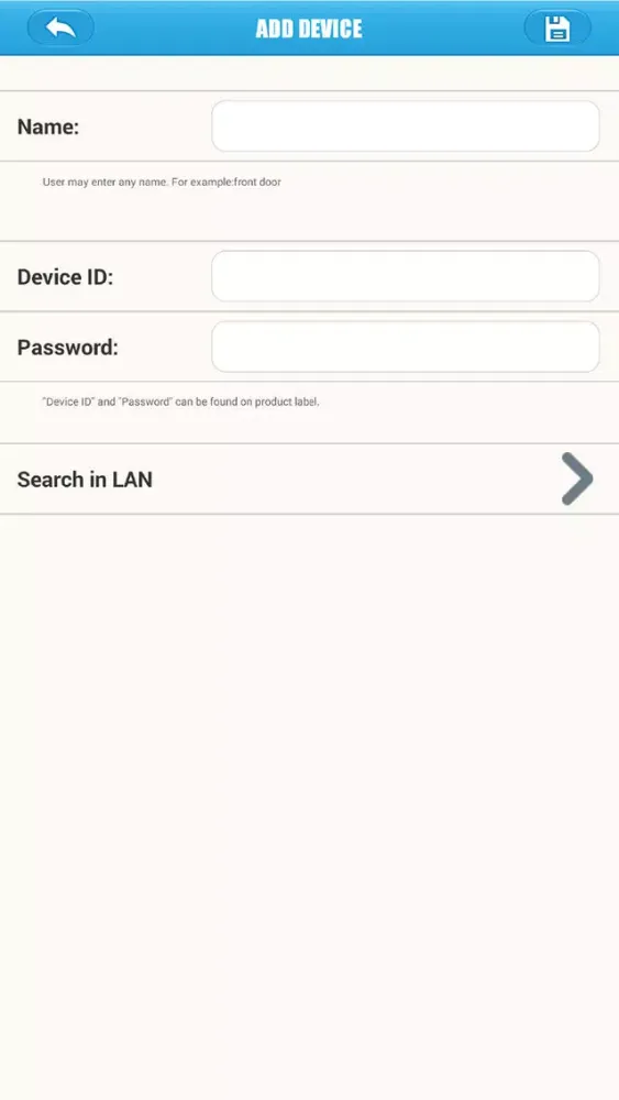 Ảnh chụp màn hình của SMART-I Bell