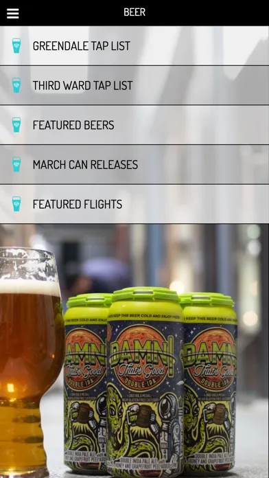 Zrzuty ekranu The Explorium Brewpub App