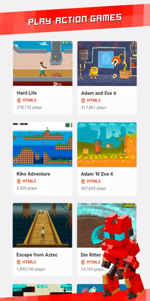Capturas de pantalla de Y8 Mobile app