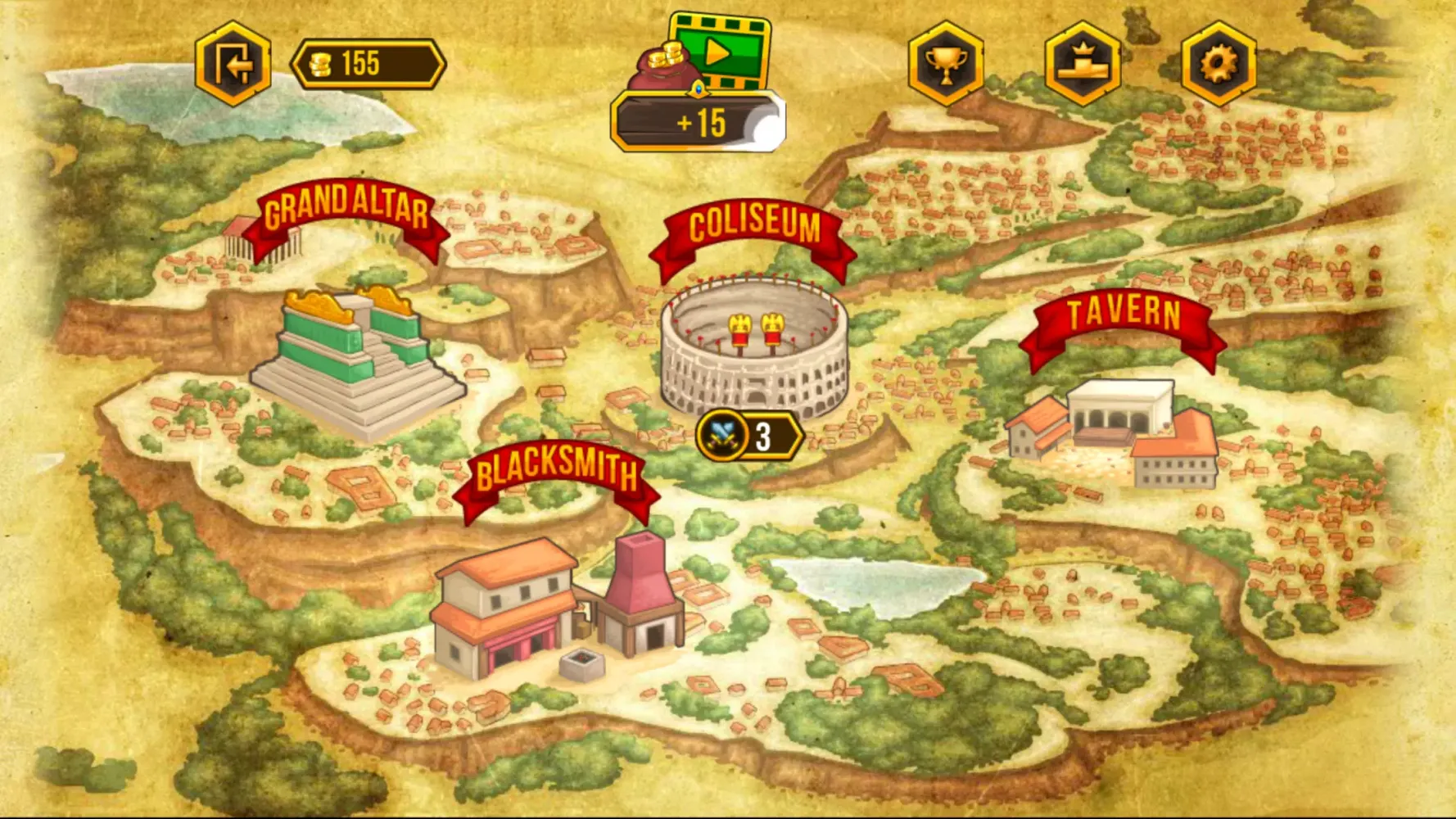 Gods of Arena: Online Battles Screenshots