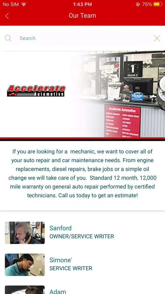 Accelerate Automotive App應用截圖