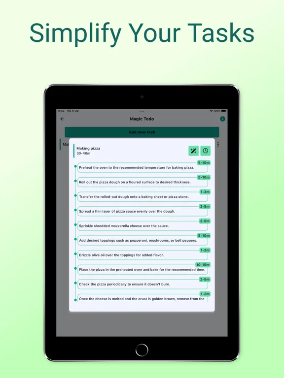 Tangkapan skrin Goblin Tools - Adhd Planner iPad 
