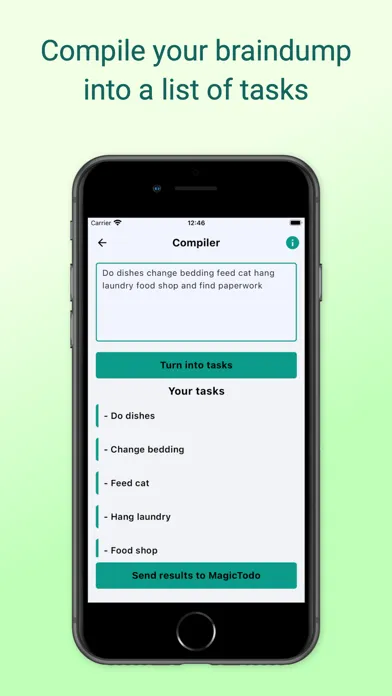Tangkapan skrin Goblin Tools - Adhd Planner