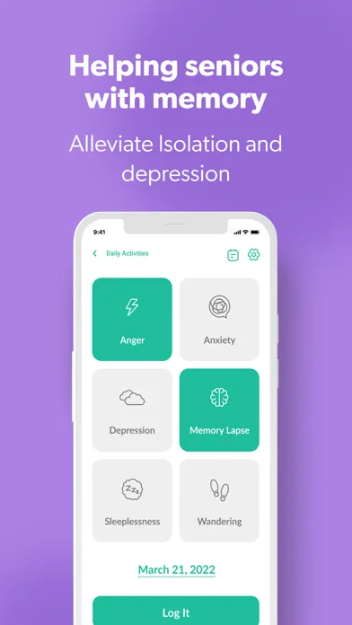 Capturas de tela do Yaad - Memory Caregivers App
