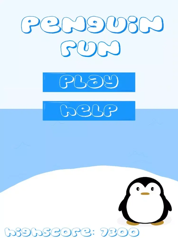 ภาพหน้าจอของ Penguin Run - Icy Adventure iPad 