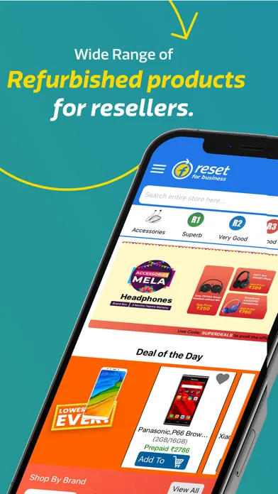 Capturas de tela do Flipkart Reset for Business