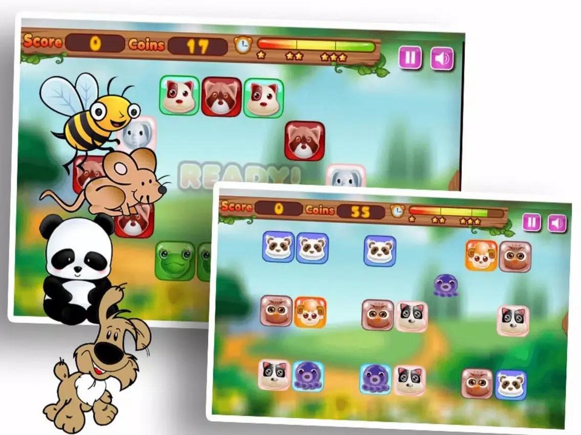 Funny Animal Link - Pet Game iPad  Ekran Görüntüleri