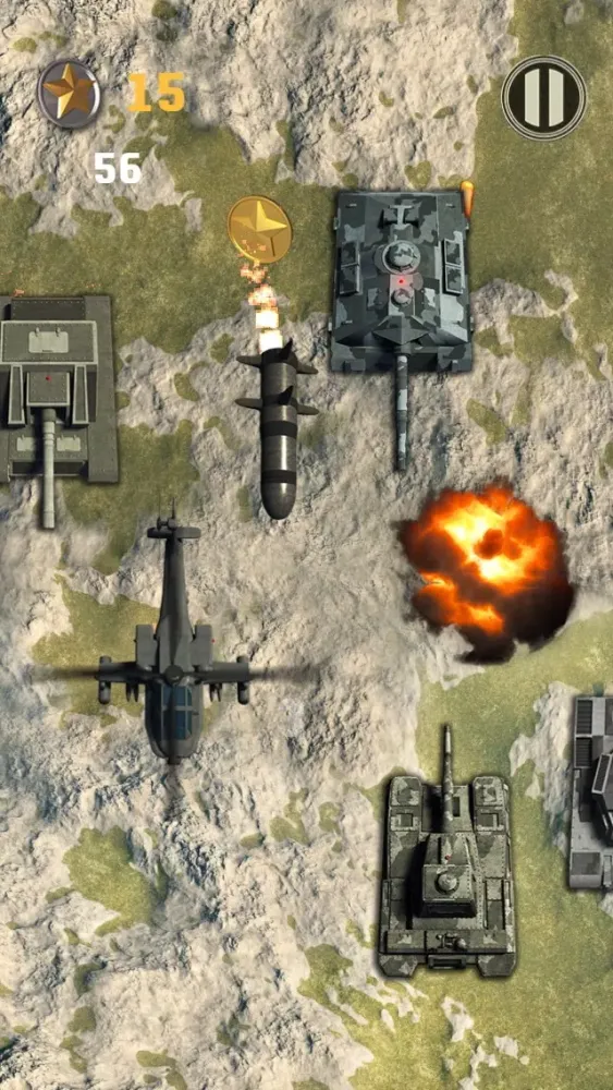 Action War Tanks - Free World War Game سکرین شاٹس