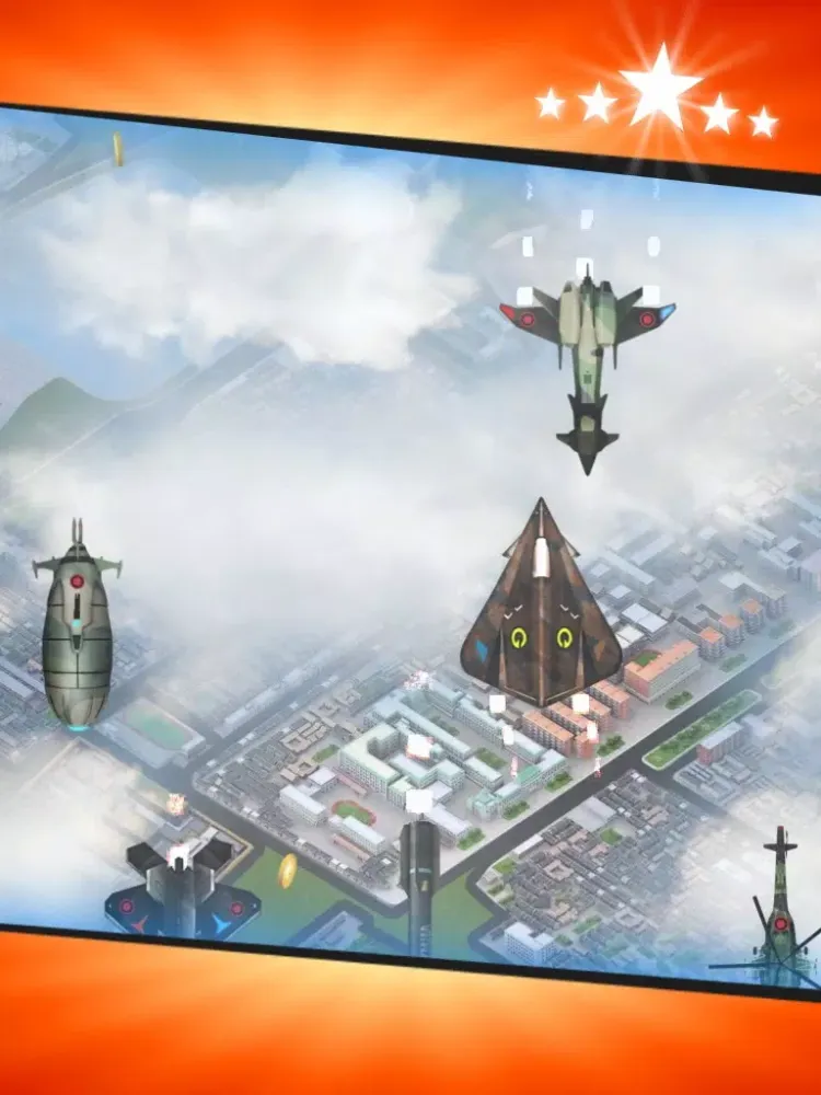 Aerial War - Stealth Jet Fighter War Game iPad 应用截图