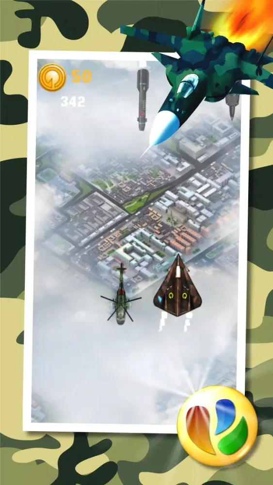 Aerial War - Stealth Jet Fighter War Game应用截图