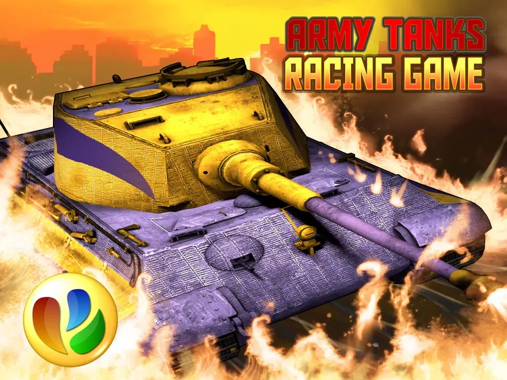 Army Tanks Racing Game iPad 应用截图