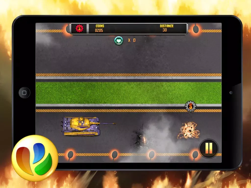Army Tanks Racing Game iPad 应用截图