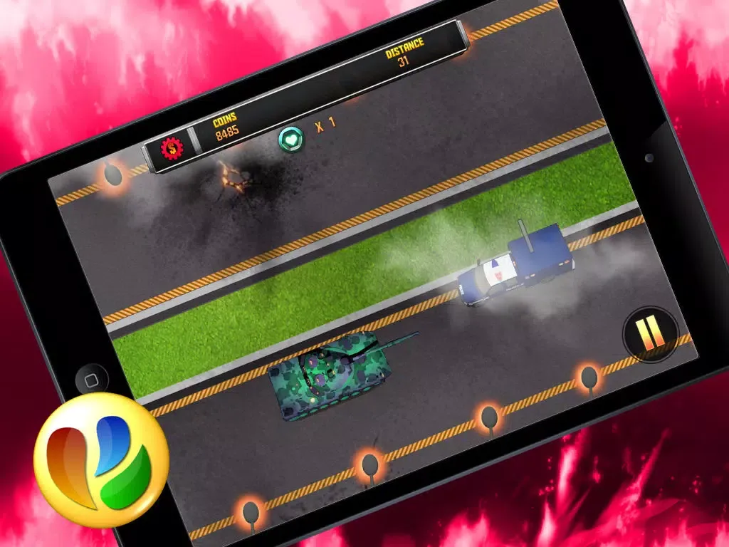 Army Tanks Racing Game iPad 应用截图