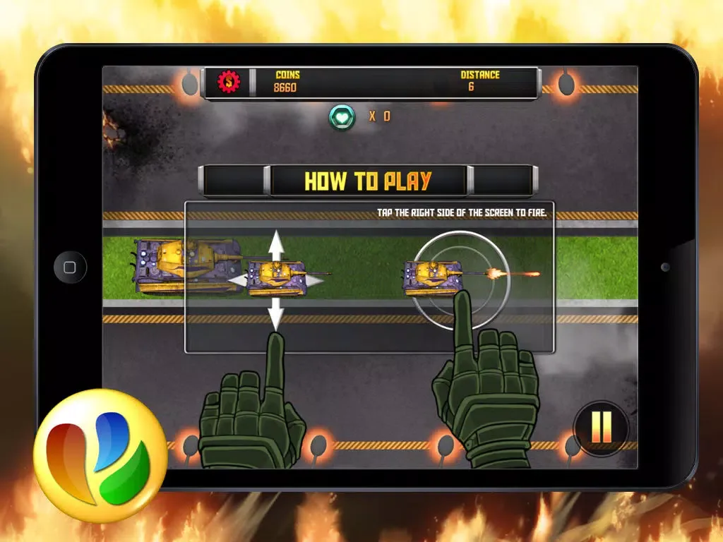 Army Tanks Racing Game iPad 应用截图