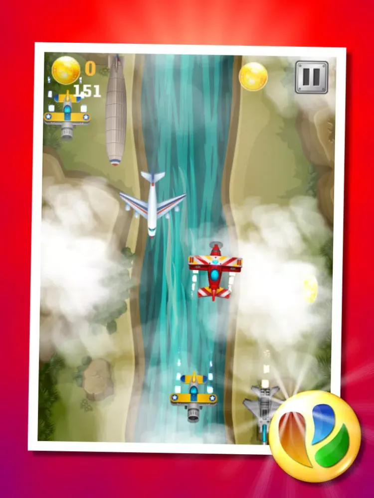 Biplane Flight Simulator - Fun Free Plane Flight Game iPad  स्क्रीनशॉट