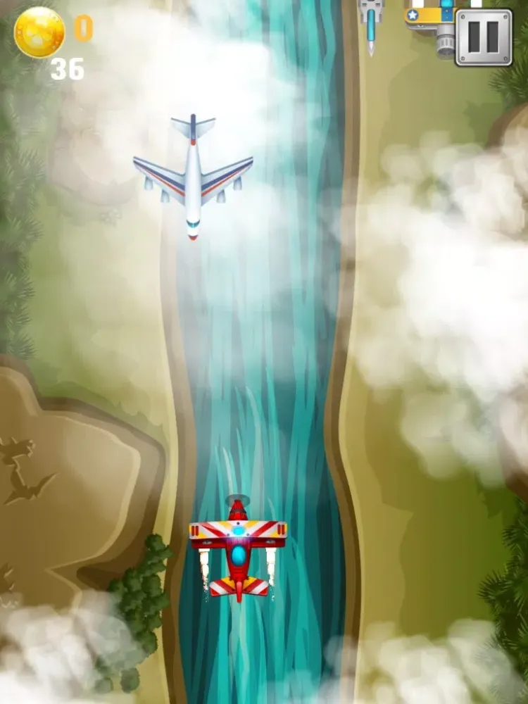 Biplane Flight Simulator - Fun Free Plane Flight Game iPad  स्क्रीनशॉट