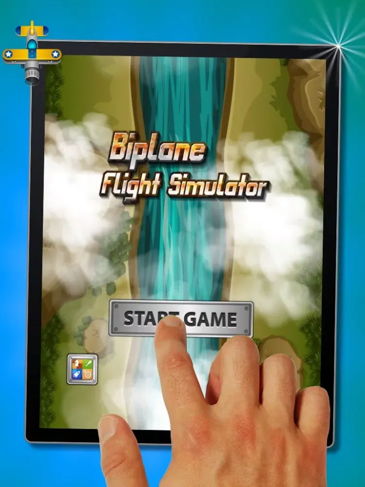 Biplane Flight Simulator - Fun Free Plane Flight Game iPad  स्क्रीनशॉट