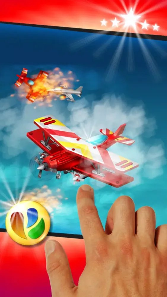 Biplane Flight Simulator - Fun Free Plane Flight Game स्क्रीनशॉट