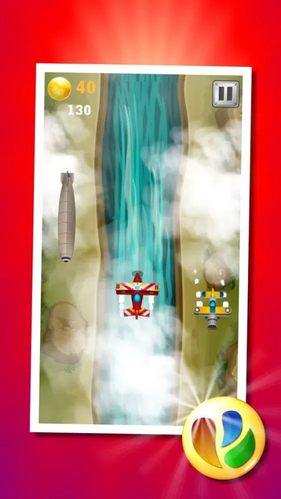 Biplane Flight Simulator - Fun Free Plane Flight Game स्क्रीनशॉट