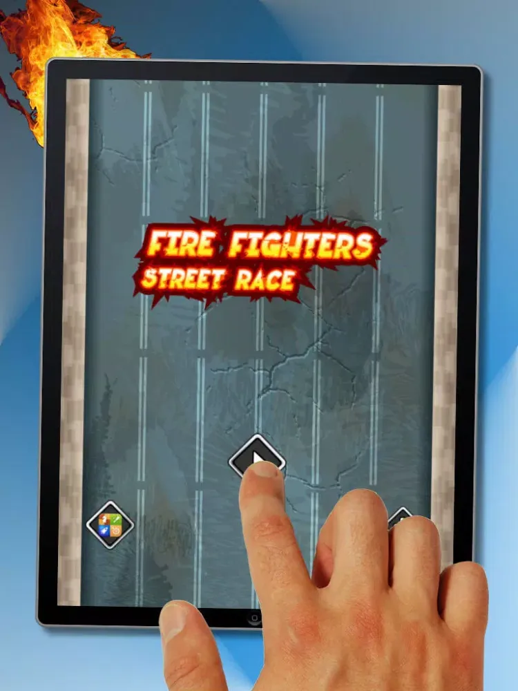 ภาพหน้าจอของ Fire Fighters Street Race iPad 